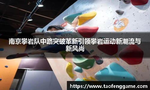 南京攀岩队中路突破革新引领攀岩运动新潮流与新风尚